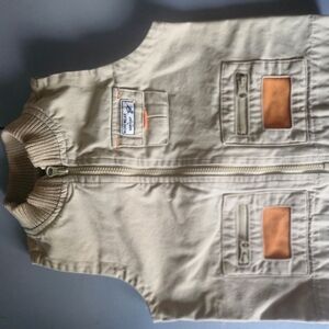 GAP Kids Vest in Cream and Orange